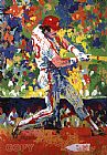 Leroy Neiman The Slugger Mike Schmidt painting